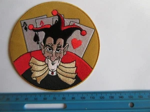 Vintage WWII WKII Patch Poker Joker 4 Aces cards Bomb Squad Flightjacket Jacket - Picture 1 of 1