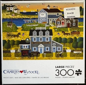 Buffalo Games Puzzle 300 Piece Large Format Charles Wysocki WITCH'S BAY New - Picture 1 of 3