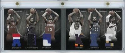 2011 Panini Eric Bledsoe,Demarcus Cousins,Evan Turner,Ekpe Udoh,Lazar Hayward RC - Image 1 of 2