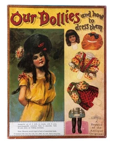 Vintage Set Our Dollies & How to Dress Them Victorian Paper Dolls Merrimack - Picture 1 of 6