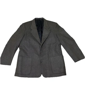 LL Bean Blazer Uomo Grande Trapuntato Lana Thinsulate 3M Giacca Cappotto Isolato Grigio - Foto 1 di 11