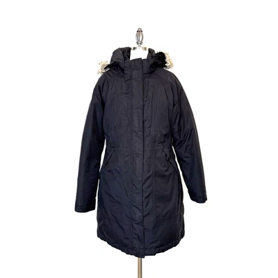 The North Face Women's Black Parka Size L Insulated Hooded Goose DownJacket Coat - Image 1 of 4