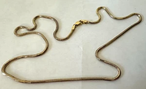 Vintage GSB 14K Gelbgold Schlangenkette Halskette 18 Zoll, 7,04 Gramm - Bild 1 von 7