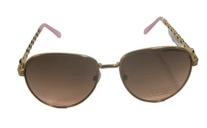 Jessica Simpson Goldtone Aviator Womens Sunglasses J6232 RGDRS NWT $50 - Picture 1 of 7
