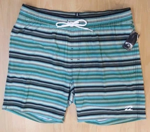 NWT Billabong Kai Ew Hybrid Board Shorts Men's XL X-Large Swim Surf Stripes New - Picture 1 of 15