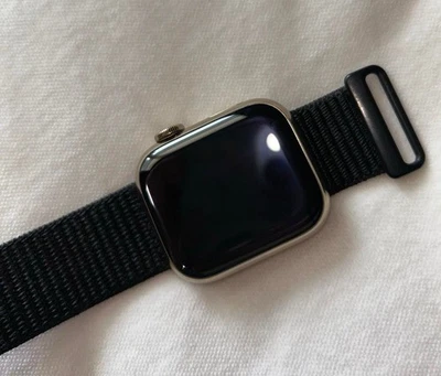 Apple Watch Series 9 Gold Titanium Case 42mm GPS + Cellular -Excellent Condition - Image 1 of 4