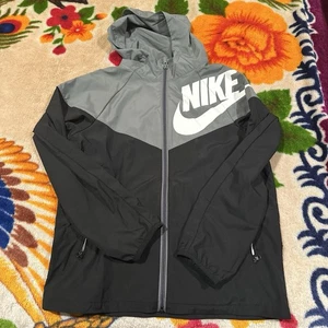 Nike Jacket Kids Full Zip Windbreaker Hoodie Boys Kids/Youth Size Medium - Picture 1 of 4