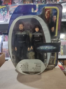 Diamond Select Star Trek Nemesis RIKER & TROI New Force 7-inch Figures - Picture 1 of 6