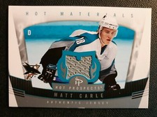 2006-07 Hot Prospects Hot Materials #HMMC Matt Carle