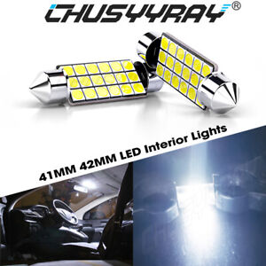 2x White LED Interior Trunk Light Bulbs for Chevy Dodge Chrysler Saturn Pontiac