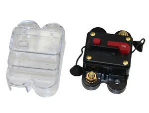 Disyuntor de circuito en línea de audio para automóvil 60A impermeable para protección de 12-48V CB01C-60A - Imagen 1 de 5