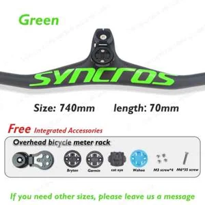 Carbon MTB Handlebar FRASER IC SL -17° Degree with Computer Stand Accessories - Picture 1 of 43