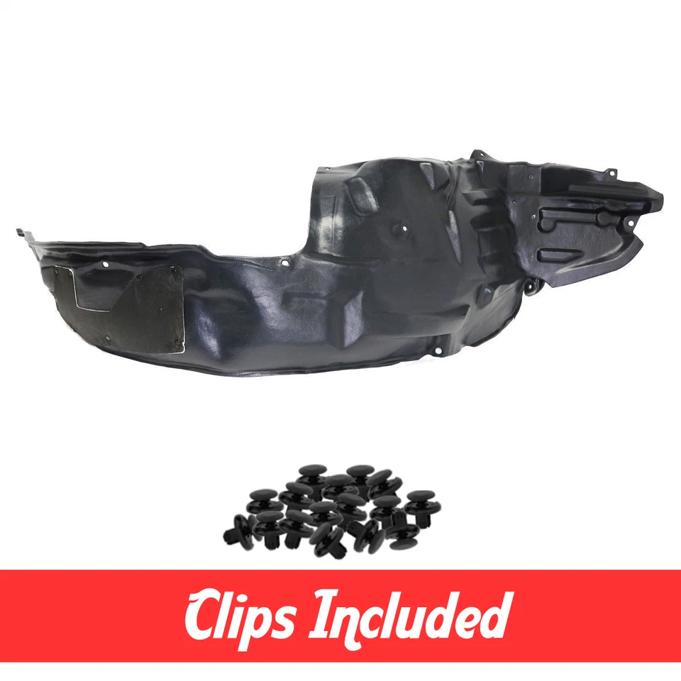 Passenger Side Fender Liner w/ Clips For 2014-2018 Subaru Forester SU1249127 Foto 1 de 4