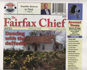THE FAIRFAX CHIEF Newspaper March 27 2025 Dancing w/ the Daffodils Adam Trumbly - Imagen 1 de 1