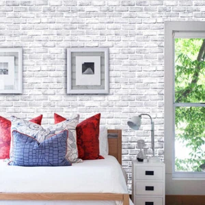 10M Real Brick Contact Paper Wallpaper Peel and Stick Self Adhesive Wall Sticker - Picture 1 of 12