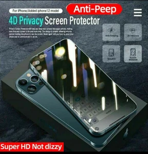 Venta Año Nuevo Protector Pantalla Privacidad Cerámica 4D Para iPhone 17 16 15 14 13 12 - Imagen 1 de 14