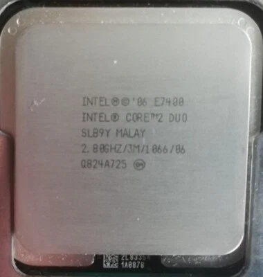CPU INTEL CORE 2 DUO E7400 socket 775 - Immagine 1 di 2