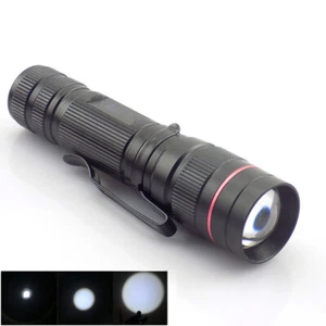 potente linterna led pequeña mini linternas antorcha AA batería lápiz de bolsillo - Imagen 1 de 7