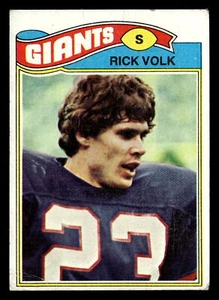 1977 Topps Rick Volk #8 GD New York Giants - Picture 1 of 2
