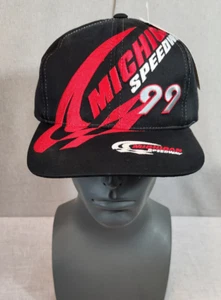 NEW Black w Red Michigan Speedway 99 Snapback American Needle Baseball Cap Hat - Picture 1 of 8