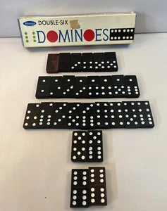 Whitman Double-Six Dominoes ( Not Complete) 27 Pieces - Picture 1 of 6