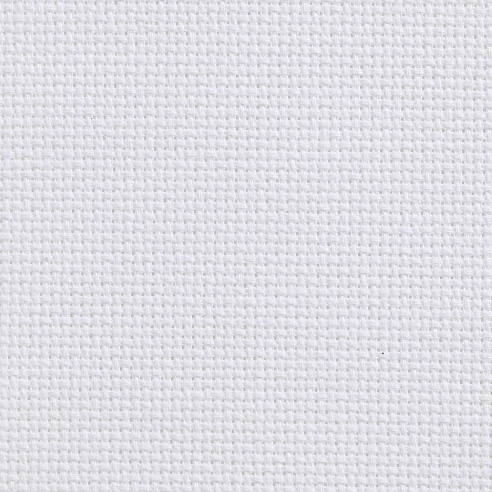 AIDA 14 COUNT WHITE CROSS STITCH FABRIC MATERIAL 100% COTTON **10% OFF 3+**