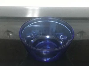 Anchor Ovenware COBALT BLUE GLASS Mixing Bowl 1.5 QT Middle Nesting 1057 Vintage - Picture 1 of 1