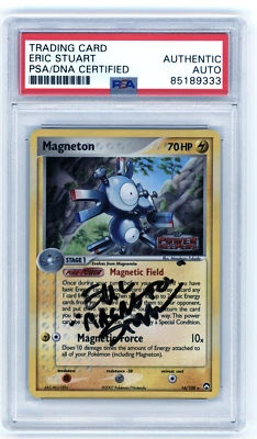 PSA Signed Eric Stuart Magneton EX Power Keepers 16/108 holo rare - Image 1 of 2