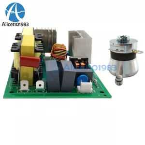 AC220V 120W Générateur Ultrasonique Nettoyeur Power Driver Board / 50W 40K Transducteur - Photo 1/27