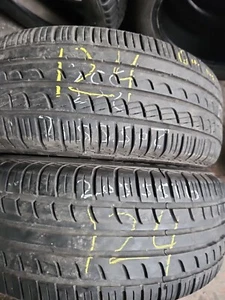 2xPirelli Cinturato P6 205 55 16 91 V 6mm E124 Summer Partworn car tyre - Picture 1 of 1