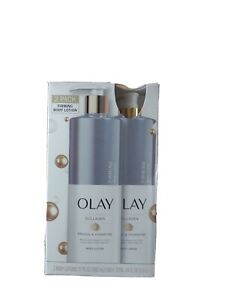 2 Olay Firming & Hydrating Body Lotion with Collagen & B3, 17 fl oz Each