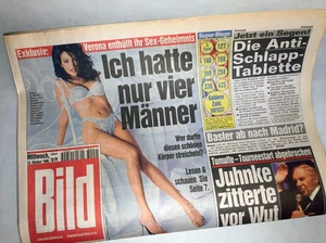 Bildzeitung vom 13.10.1999 Sex Beichte Verona Feldbusch 18. 19. Geburtstag - Picture 1 of 1