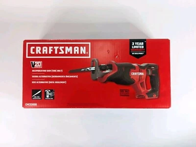 CRAFTSMAN V20 Reciprocating Saw, Cordless, Tool Only (CMCS300B) , Red - Image 1 of 4