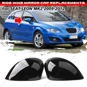 Paar Seitenspiegel Abdeckung Kappe Ersatz für Seat Leon MK2 Facelift 2009-2012 - Bild 1 von 7