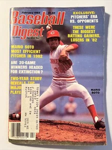 Baseball Digest Magazine February 1983 Cincinnati Reds, Mario Soto (B6) - Picture 1 of 2