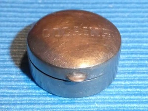 ALTE ORIGINAL ANTIKE VIKTORIANISCHE ÄRA STERLINGSILBER KOKAINA SCHNUPFTABAKDOSE BEHÄLTER - Bild 1 von 9