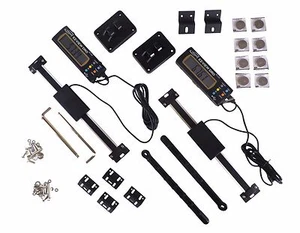 2 Ea Easy View 6" 150 mm Digital Readout DRO Preset Articulating Remote Display - Picture 1 of 9