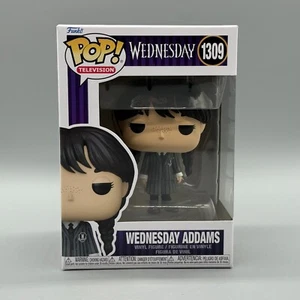 Funko Pop! TELEVISIÓN #1309 MIÉRCOLES ADDAMS JENNA ORTEGA NUEVO CON PROTECTOR - Imagen 1 de 6