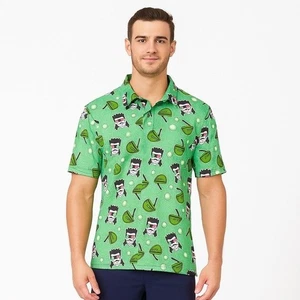 Neu mit Etikett Snowman Golf Herren Vokuhila und Schlägel Poloshirt Größe Medium - Bild 1 von 7