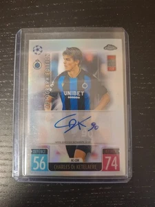 2021-22 Topps Match Attax króm UCL - Charles De Ketelaere - AC-CDK - Picture 1 of 3