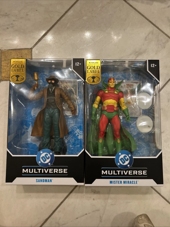 McFarlane Gold Label DC Multiverse 2025 - The Sandman & Mister Miracle Foto 1 de 2