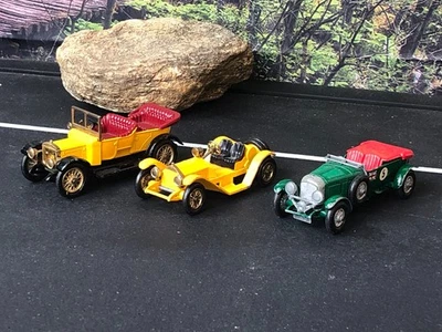 Lesney Models of Yesterday 1929 BENTLEY 1913 MERCER RACEABOUT 1911 DAIMER Diecst - Image 1 of 4