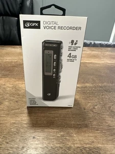 New & Sealed GPX PR047B Digital Voice Recorder 4GB Voice Activated Recording - Picture 1 of 6