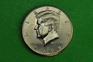 1998-P FDC nuova di zecca State Kennedy moneta da mezzo dollaro USA - Foto 1 di 2