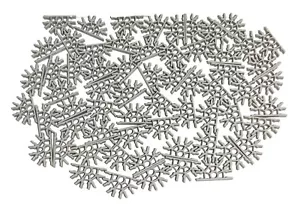 K'nex Screamin Serpent Roller Coaster Grey Track Connectors 63 Replacement Knex - Picture 1 of 8