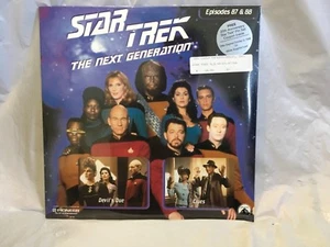 STAR TREK DIE NÄCHSTE GENERATION Episoden 87 & 88 LaserDisc BRANDNEU VERSIEGELT - Bild 1 von 5