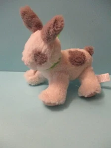 Carters Baby Spotted Plush White with Brown 8 "Puppy Dog Floppy Soft Toy - Picture 1 of 2
