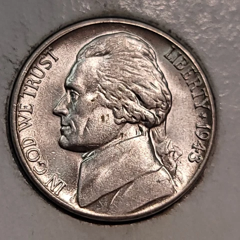 1943 S San Francisco Mint Silver Jefferson War Nickel Cover