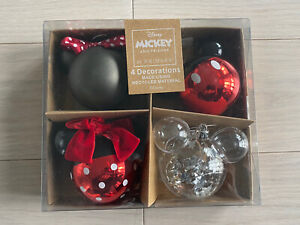 Disney Mickey & Minnie Mouse Bolas Colgante de Árbol de Navidad Decoración primark
