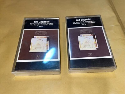 LED ZEPPELIN -THE SONG REMAINS THE SAME  Vol 1 & 2 - 2x Cassette Vgc 1976 - Image 1 of 3